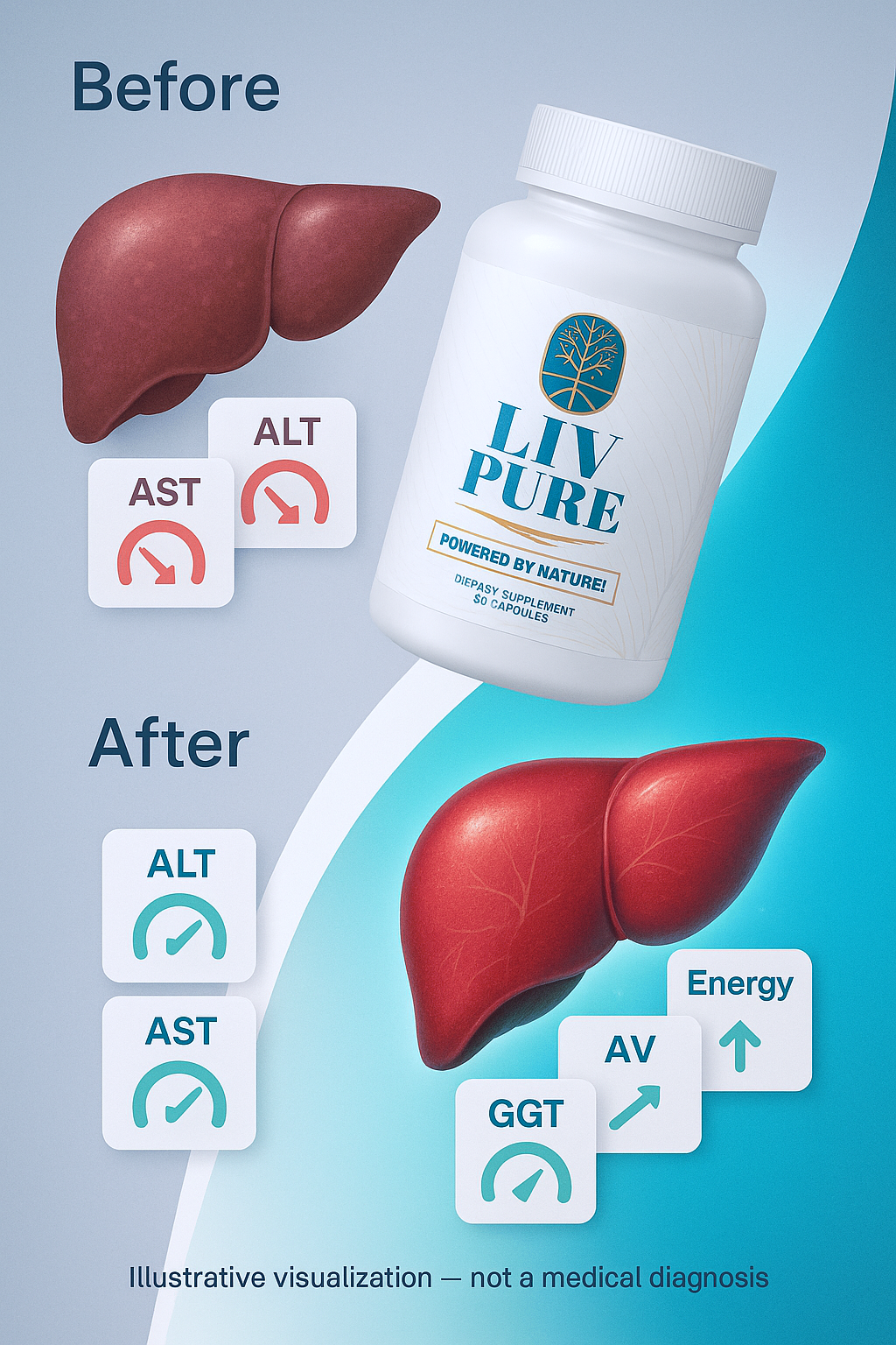 Before and After Results with LIV PURE