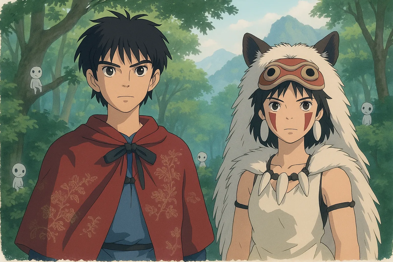 Creative Ghibili Movie Illustration