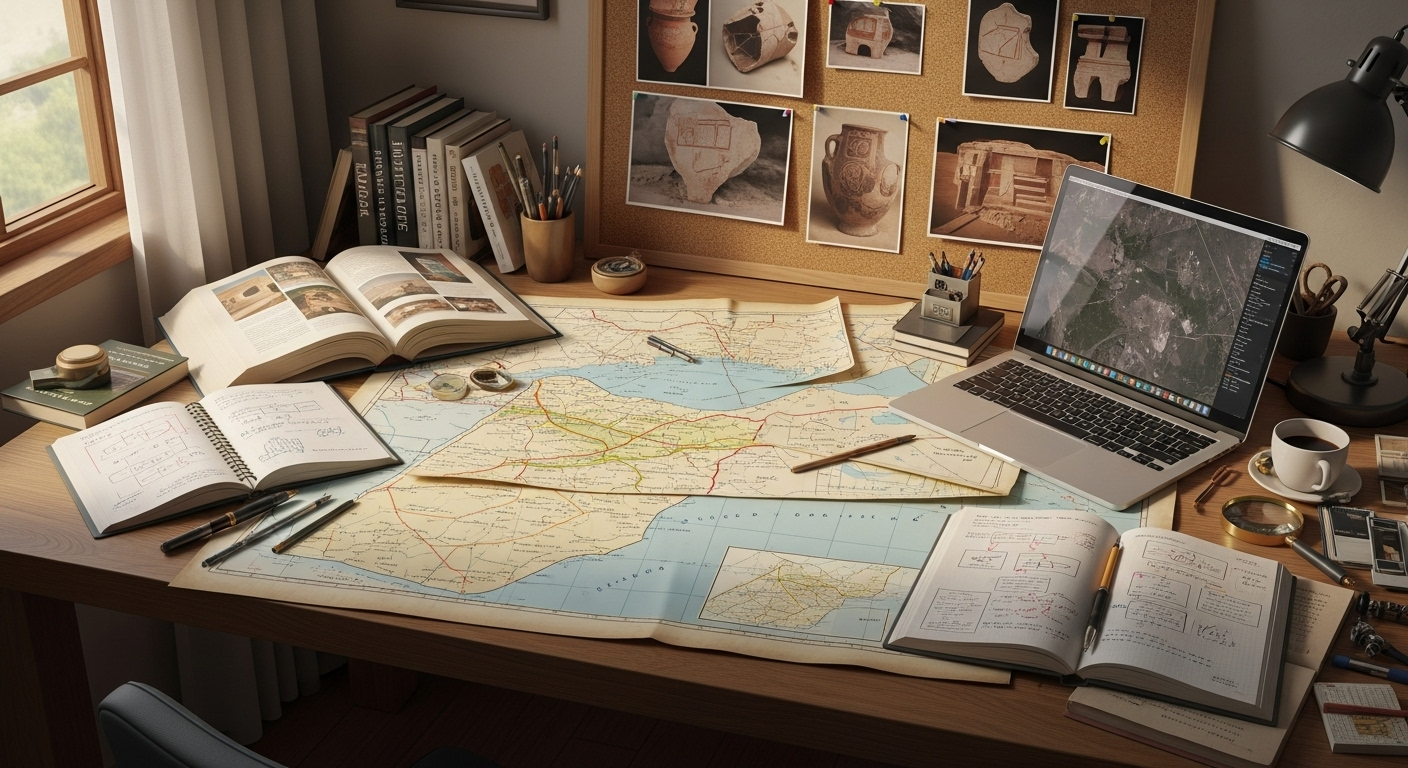Academic research materials related to Dana to AlUla expedition