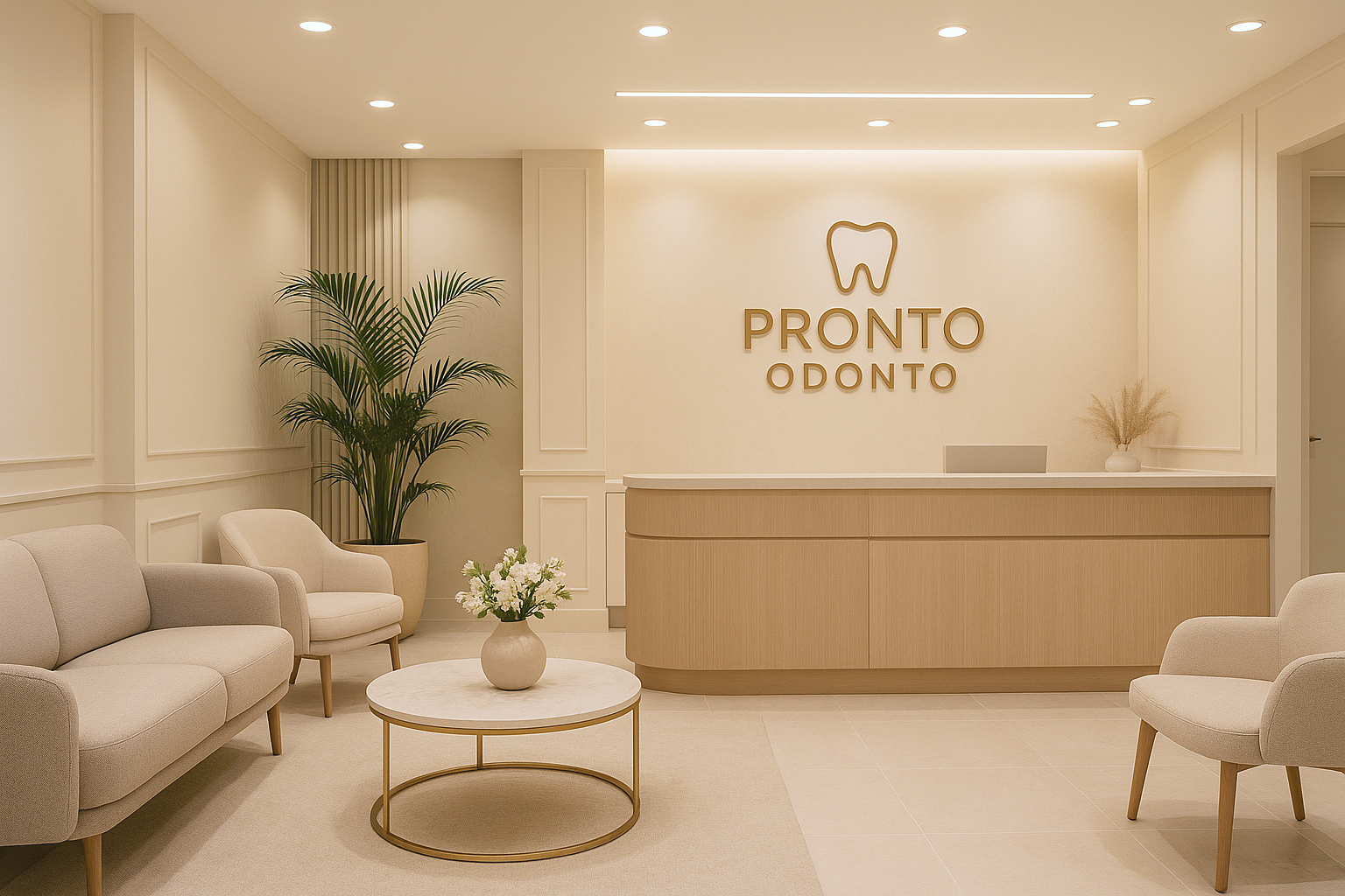 Interior da clínica Pronto Odonto