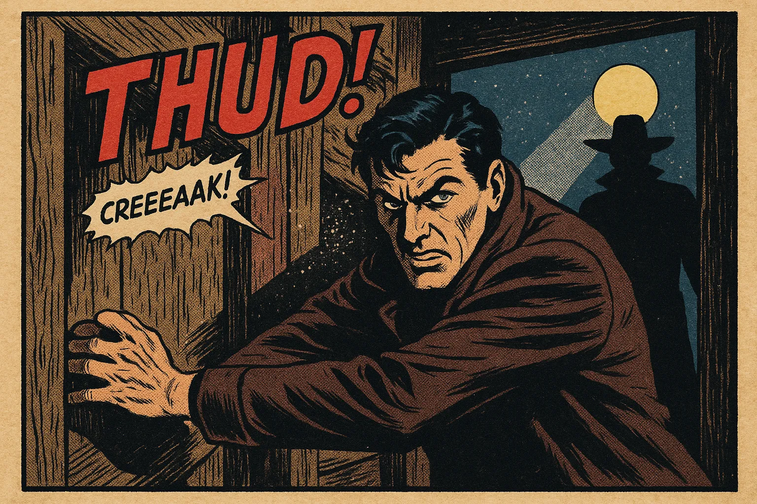 Artistic Horror Comic Book Concept