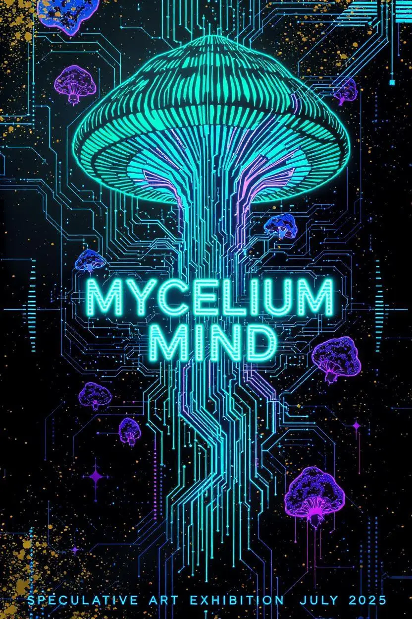 Creative Mycelium Mind Illustration