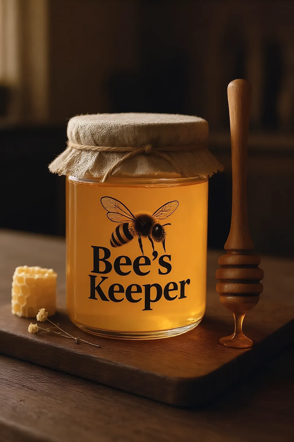 Honey Jar Product Photography