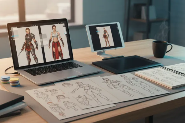 Photoshop Character Design vs Lovart: Why Designers Are Making the Switch in 2025