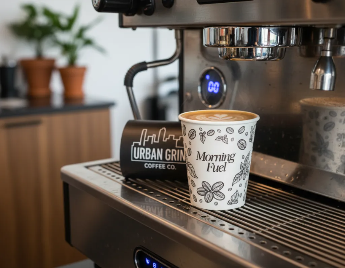 Coffee Shop Interior and Branding Design Inspiration with Marketing Materials