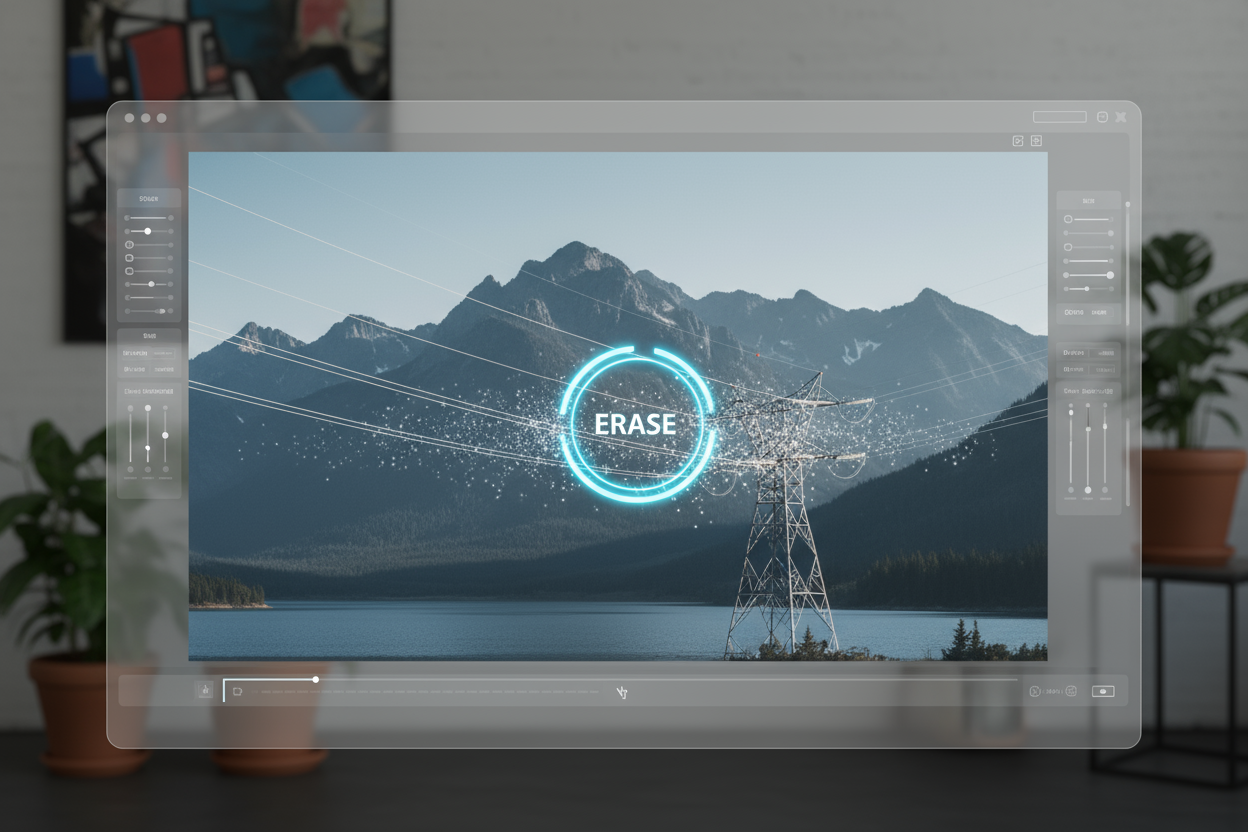 Professional AI Object Remover, Seamless Background Reconstruction