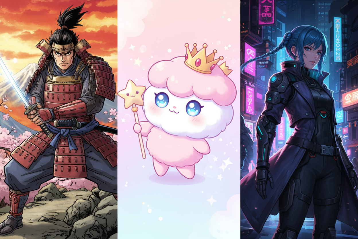 Authentic AI Anime Generator, Master Japanese Art Styles