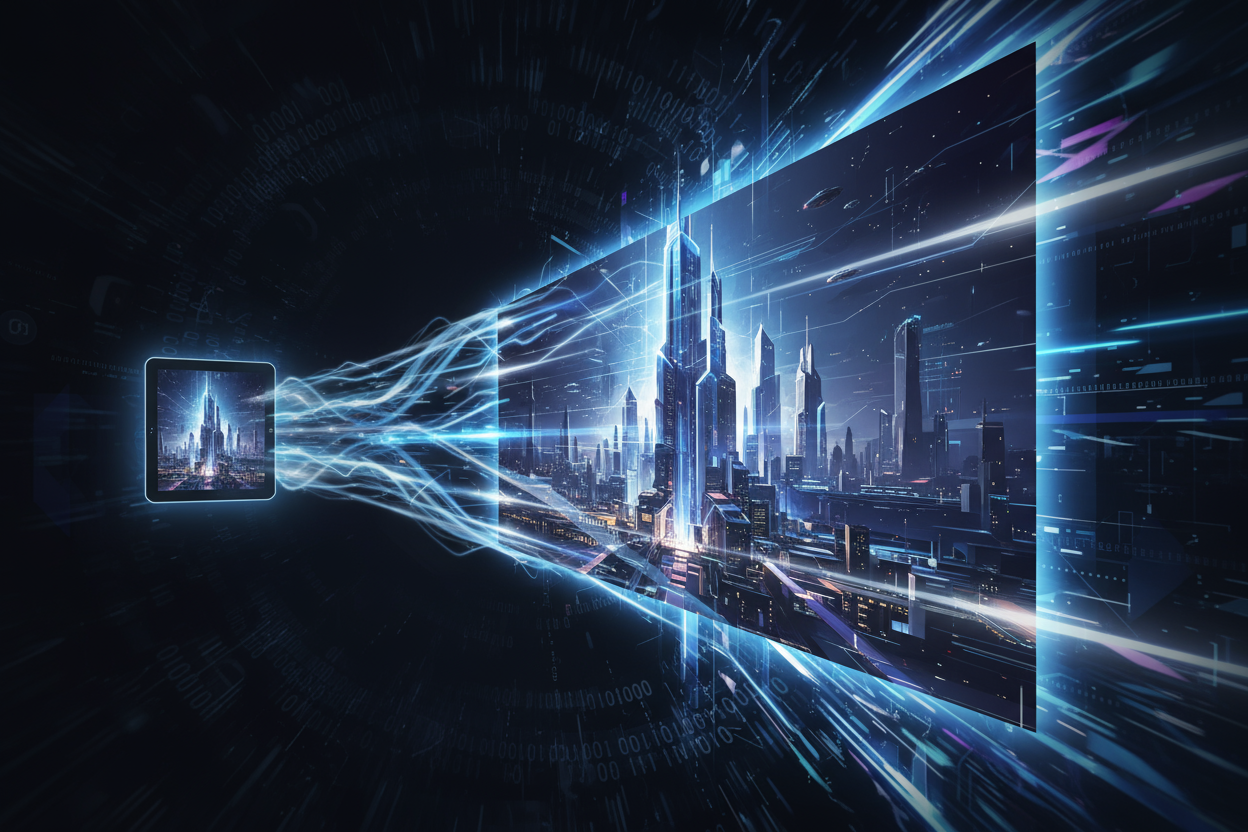 기본 업스케일링 도구